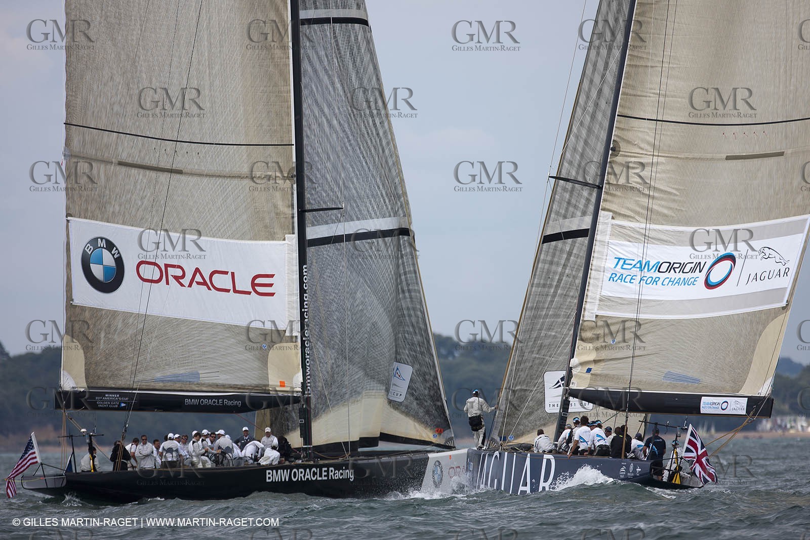 02 08 2010 - Cowes (UK, IOW) - The 1851 Cup -  BMW ORACLE Racing - Training Day.