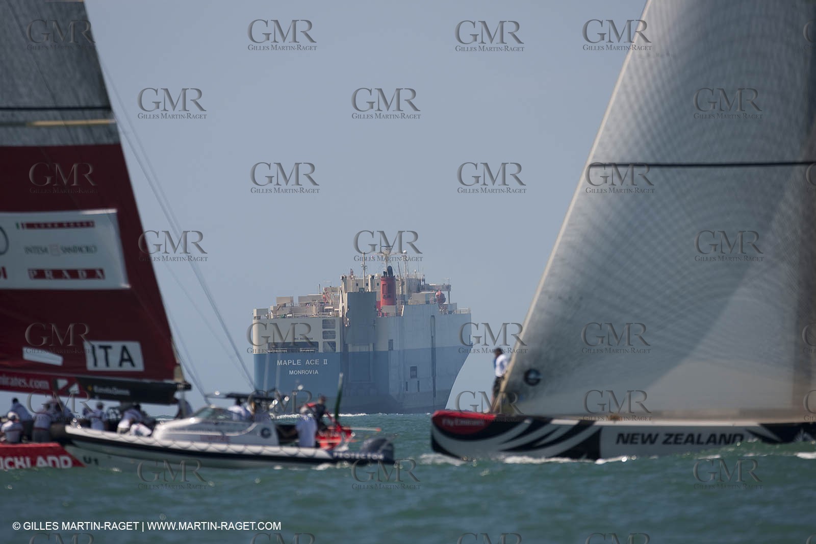 07 02 2009 - Auckland (NZL) -  Louis Vuitton Pacific Series -  Racing Day 7 - Round Robin 2