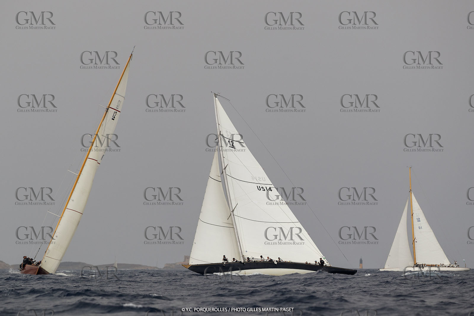 19 06 2024, Porquerolles Island (FRA), Championnat du monde des 12 m JI 2024, Race Day 1