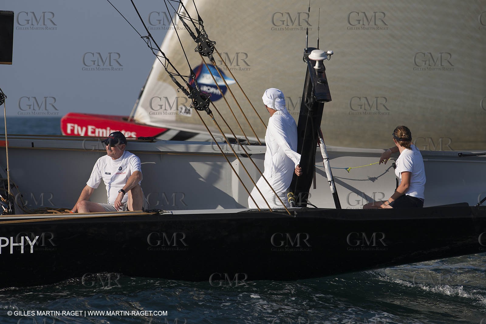 25 11 2010 - Dubai (UAE) - Dubai Louis Vuitton Trophy -  BMW ORACLE Racing - Fleet races