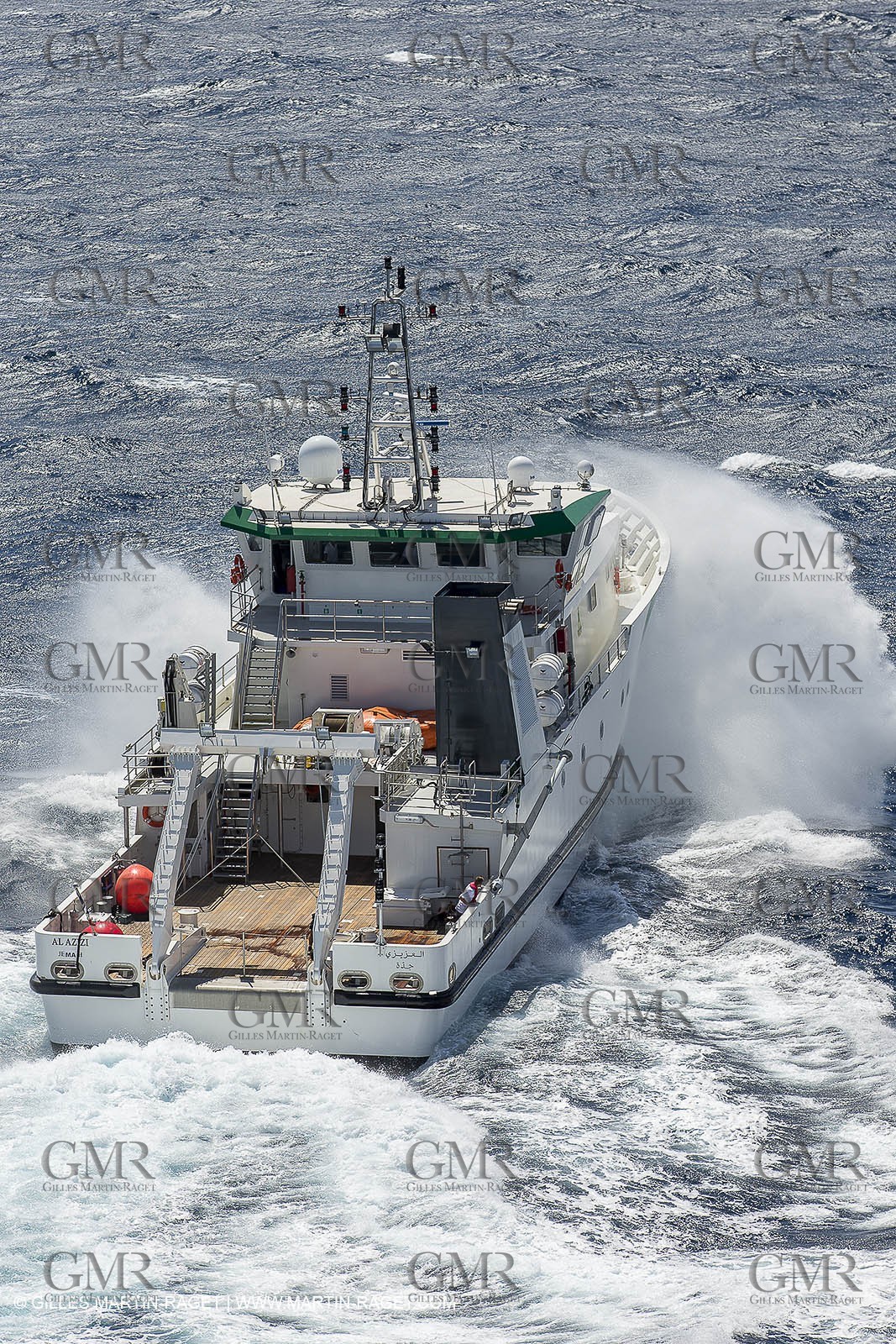 Al Azizi -  H2X boatyard - Oceanographjic research ship - Sea trials off La Ciotat (FRA,13) - 29 07 2014