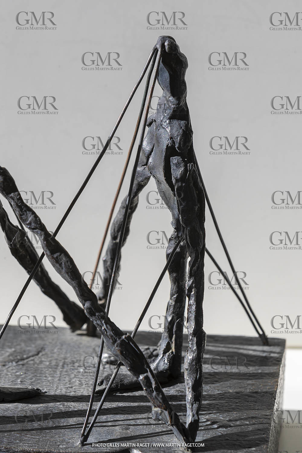 Oeuvre de Germaine Richier, La Lutte, 1946, Epreuve d'exposition