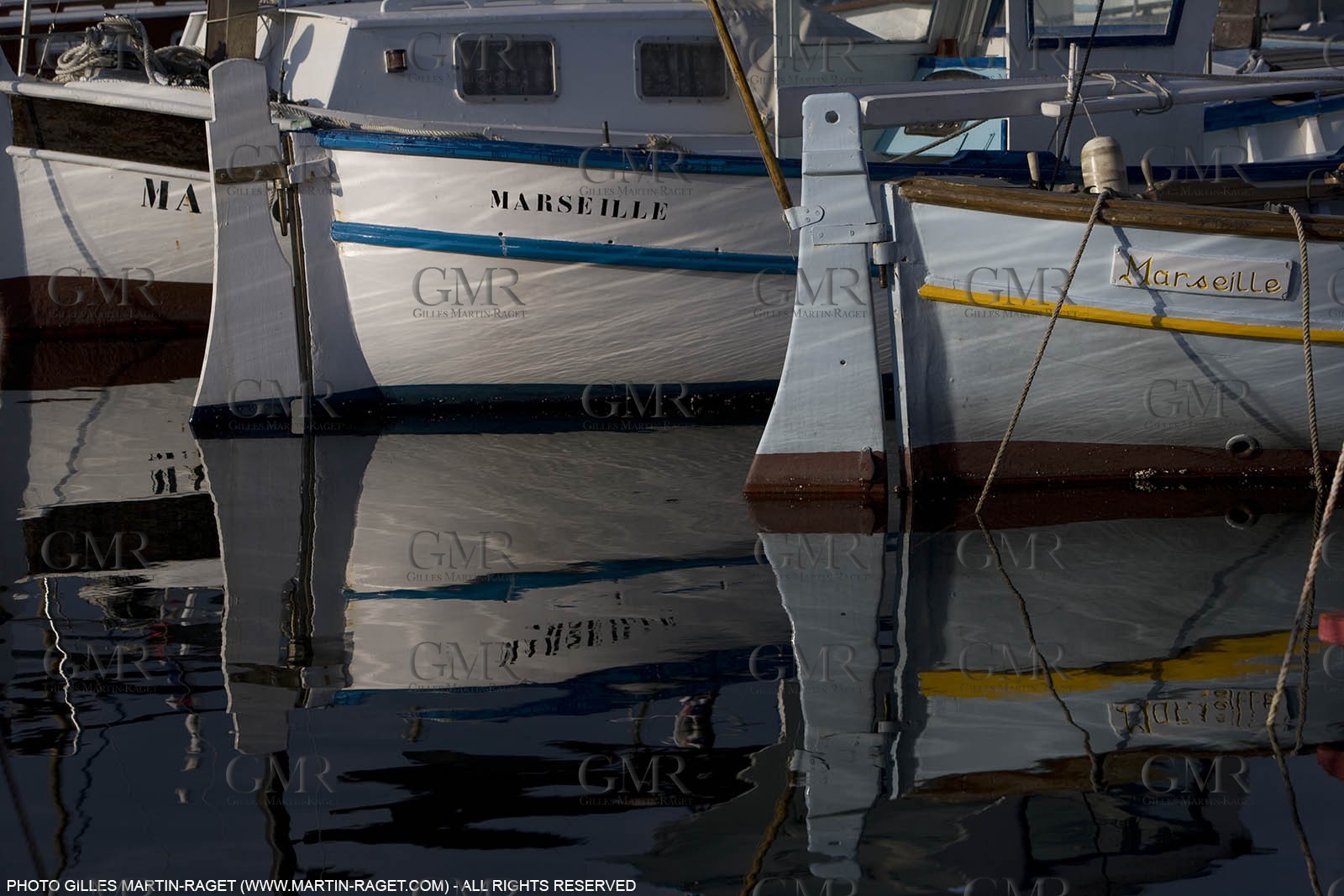 31 08 2007  - Marseille (FRA, 13) - local fishing boats in the historical port