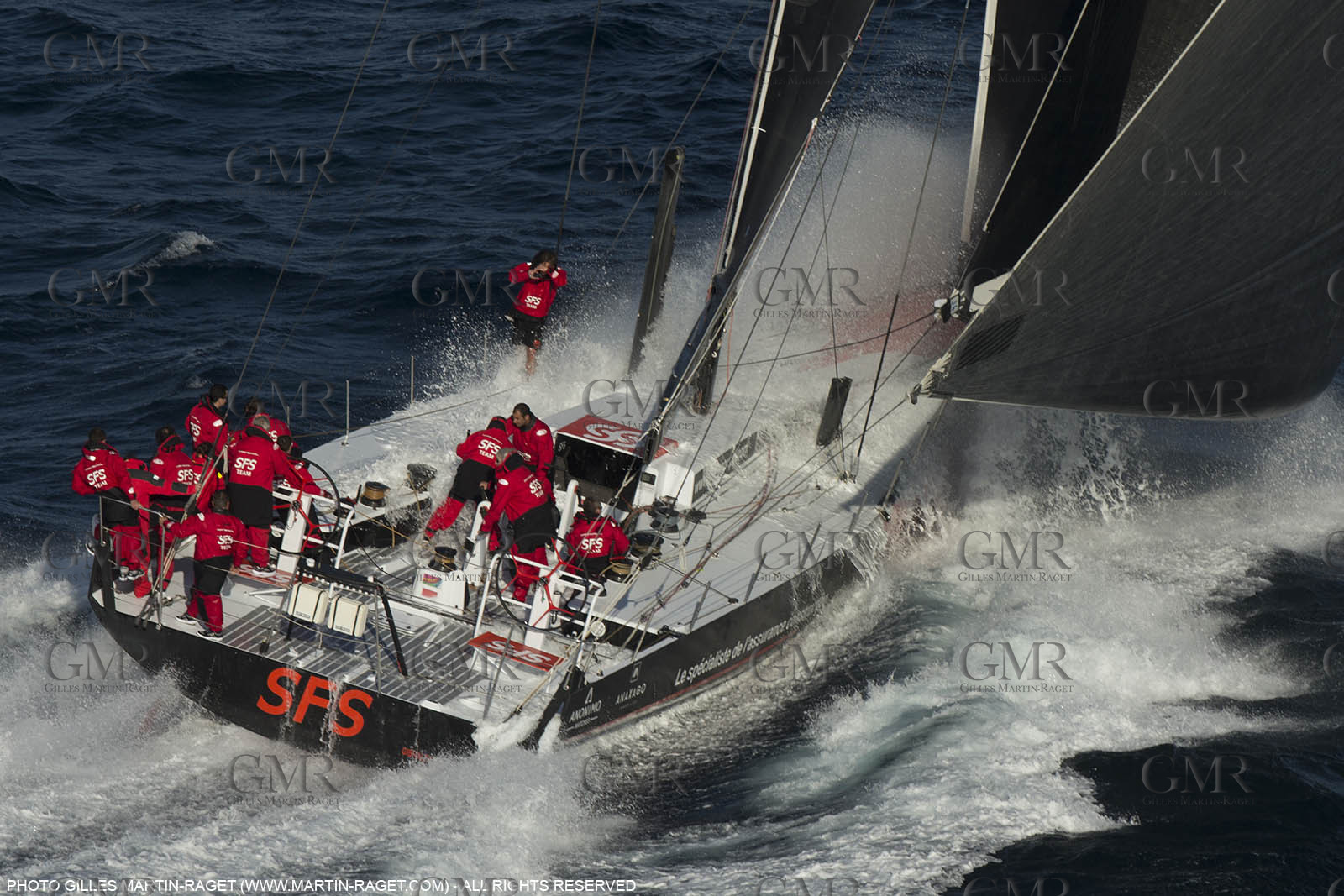 24 mars 2016   Marseille (FRA,13), SFS II (skipper Lionel Péan), last training before Marseille Sailing Week