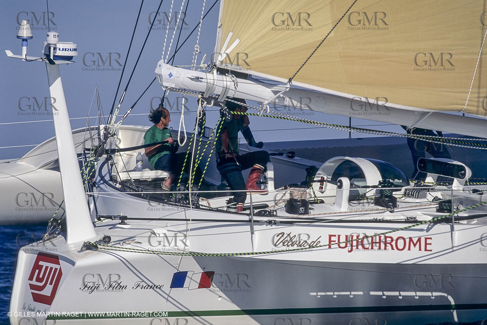 Sailing, Offshore Racing, Route du Rhum 1990, Fujichrome, Mike Birch