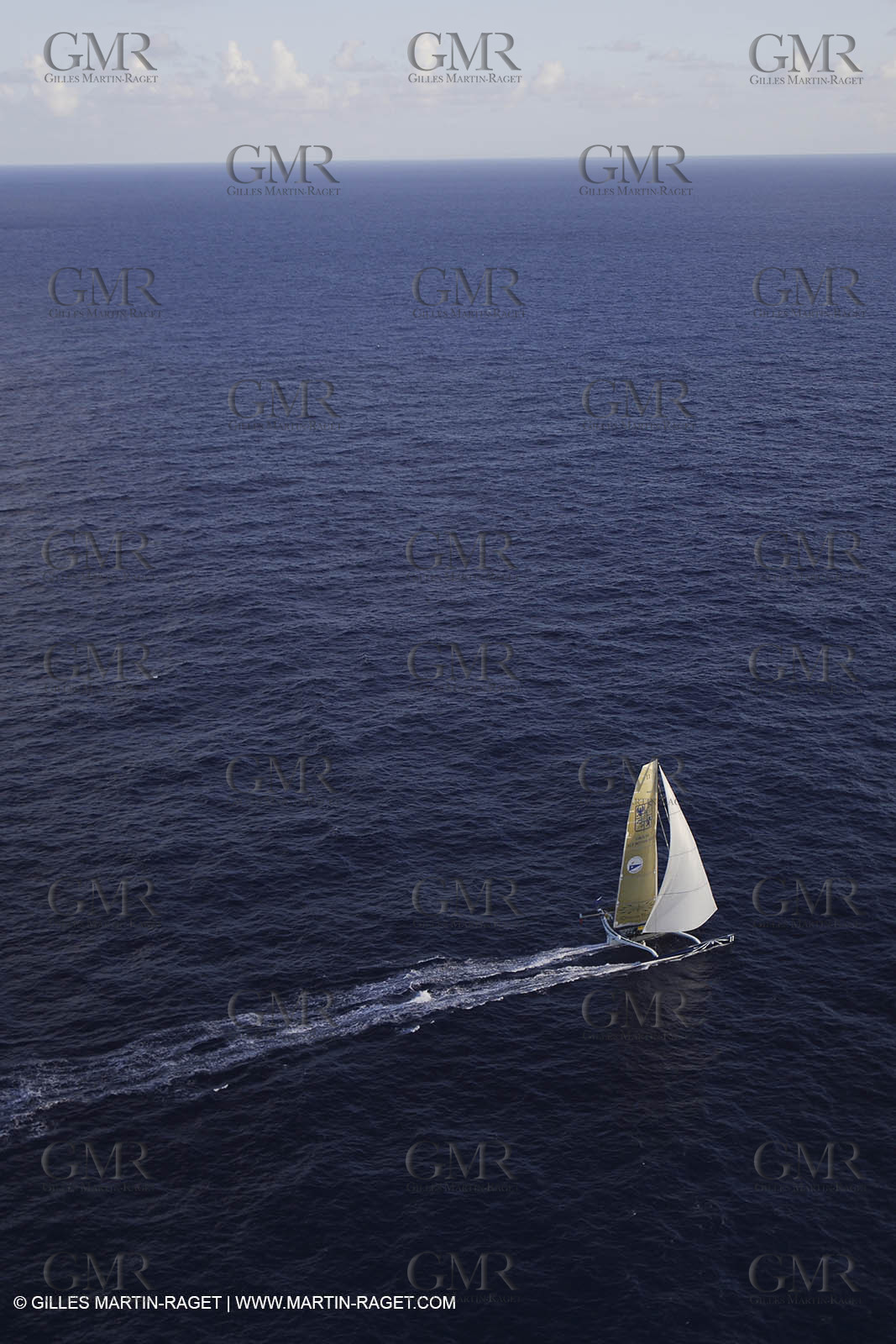 05 11 2006 - Pointe à Pitre Guadelupe (FRA) - Route du Rhum 2006 arrival - overall winner Lionel Lemonchois (Gitana 11)