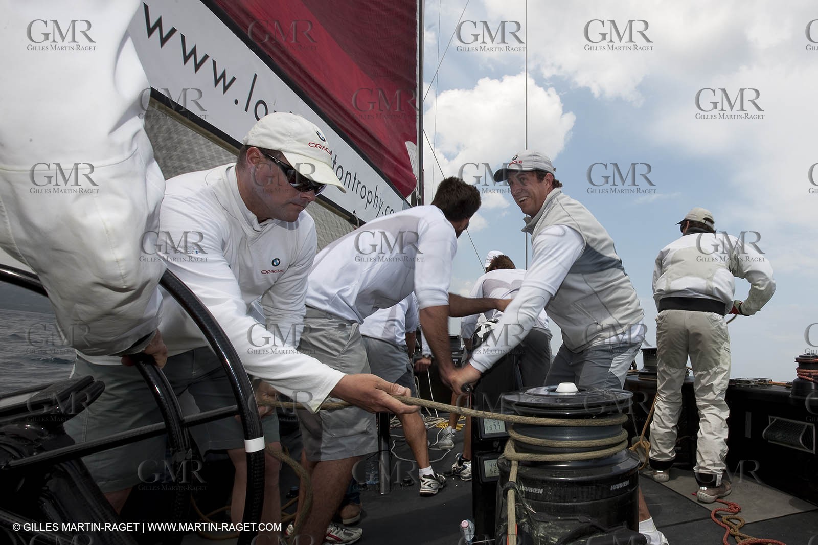 19 05 2010 - La Maddalena (ITA, Sardinia) Louis Vuitton Trophy - BMW ORACLE Racing - Training