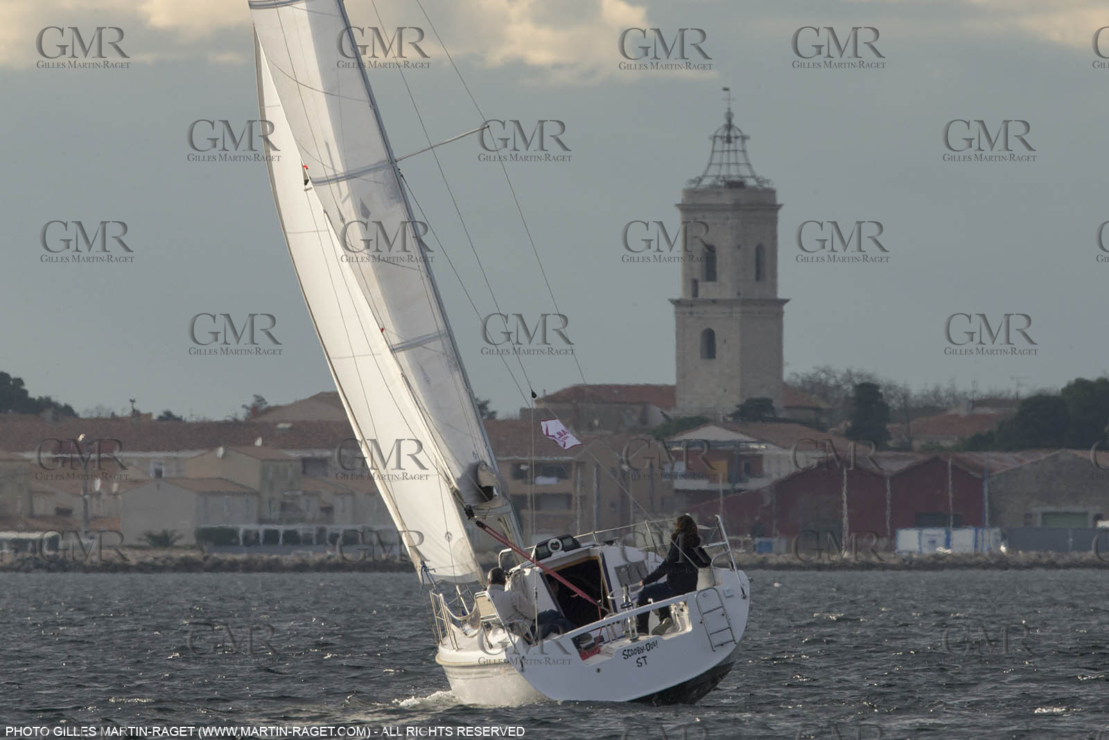 28 01 2016, Sète (FRA,34), Cruising on Thau Basin, Marseillan