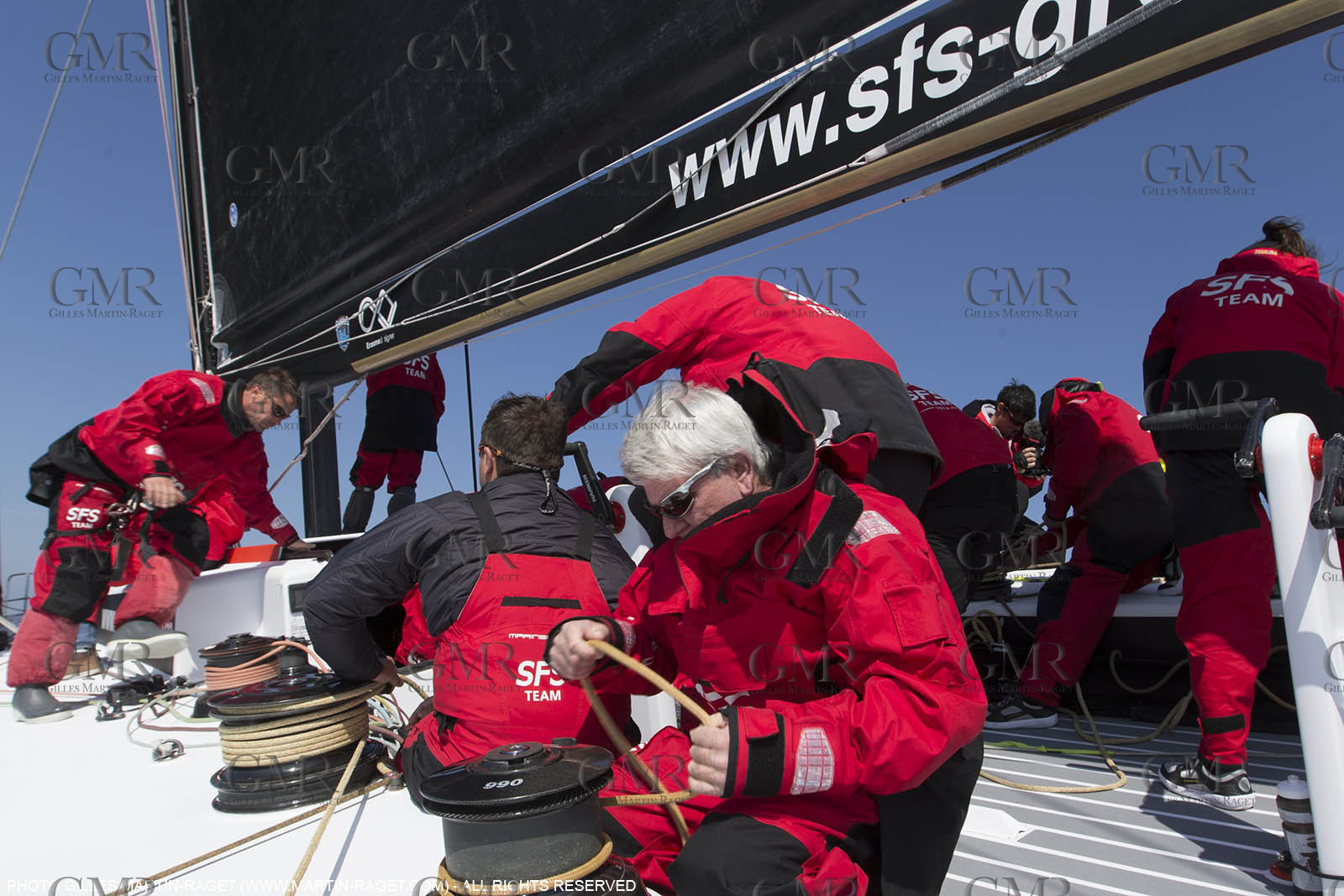 24 mars 2016   Marseille (FRA,13), SFS II (skipper Lionel Péan), last training before Marseille Sailing Week