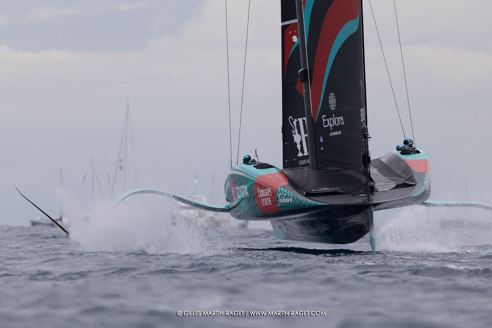 18 10 2024, Barcelona (ESP), Louis Vuitton 37th America's Cup, Final Match, Race Day 5, Race 7