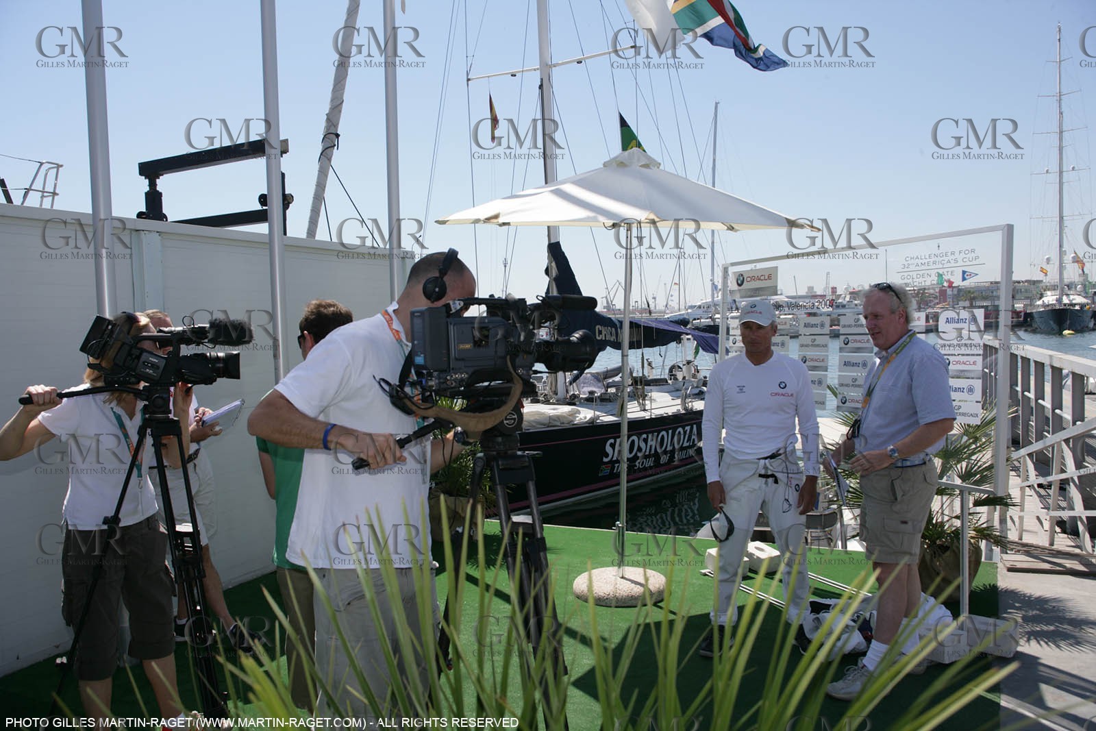 8 05 2007-Valencia (Spain)- 32nd America's Cup - Louis Vuitton Cup - RR2 - Day 10 - BMW ORACLE Racing