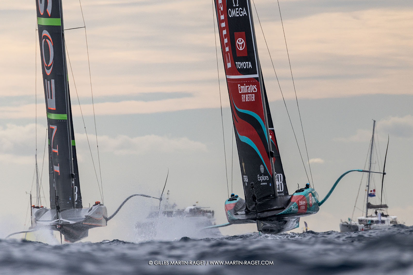 18 10 2024, Barcelona (ESP), Louis Vuitton 37th America's Cup, Final Match, Race Day 5, Race 7