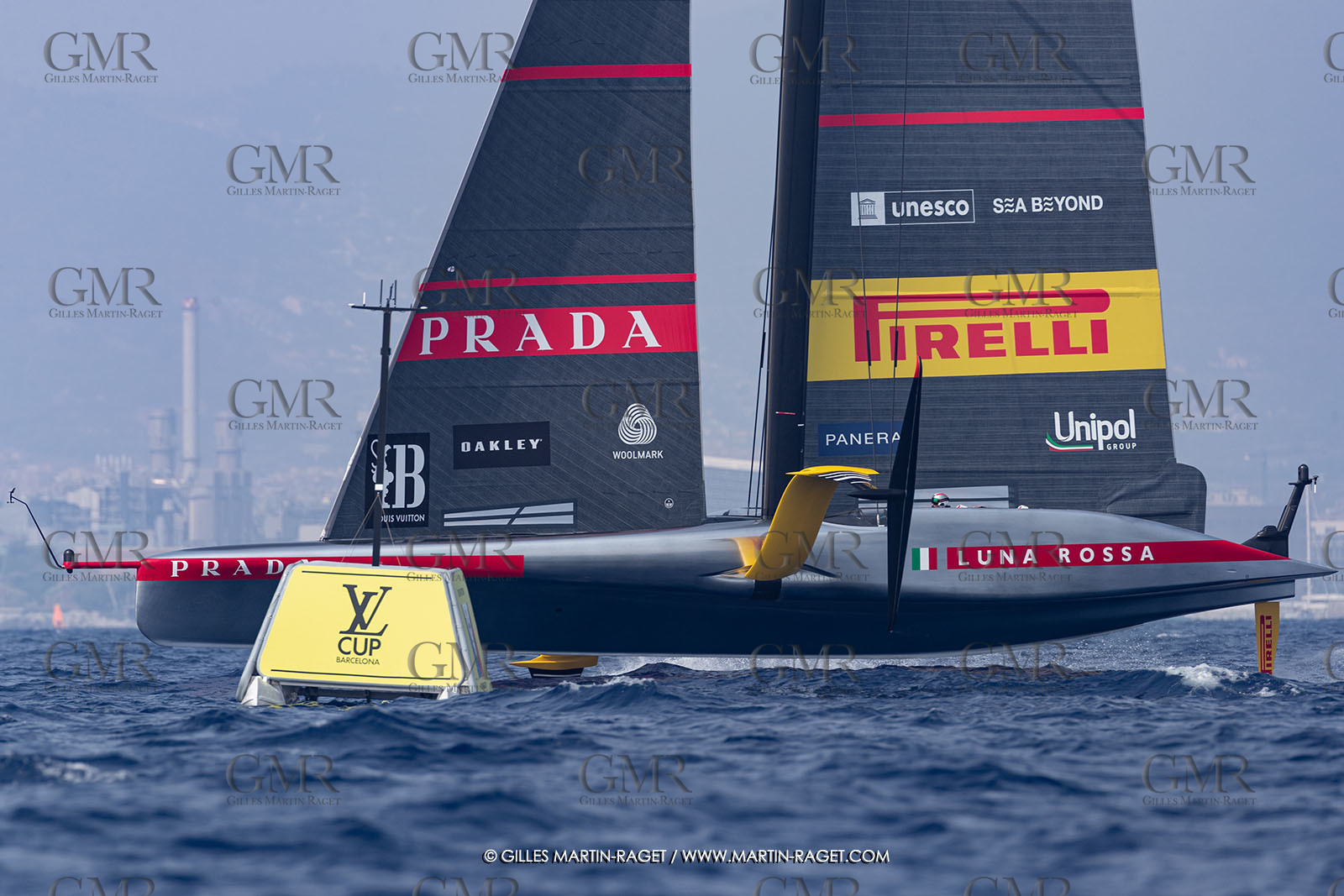 22 08 2024, Barcelona (ESP), Louis Vuitton 37th America's Cup, Louis Vuitton Preliminary Regatta, Race Day 1