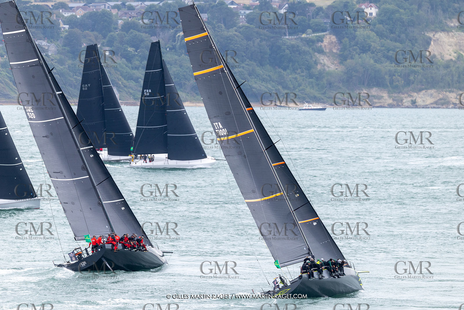26 07 2025, Cowes (UK, IOW), Admiral's Cup 2025, Rolex Fastnet Race start,