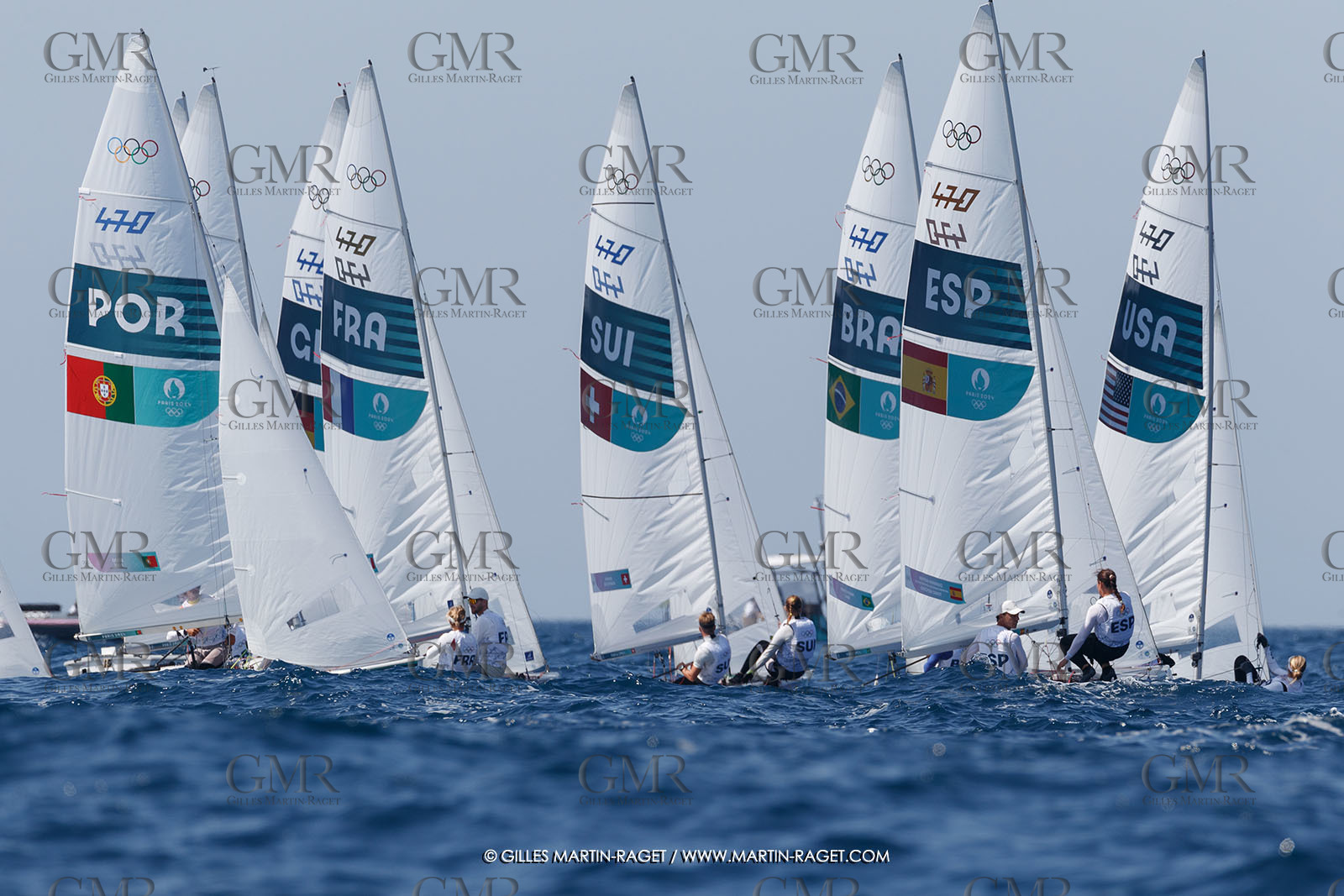 03 08 2024, Marseille (FRA), Paris 2024 Olympic Games, Sailing, Race Day 7