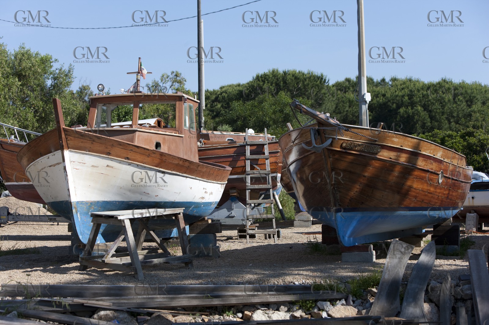19 05 2010 - La Maddalena (ITA, Sardinia) - Carrano boatyard and Passo della Moneta Marina