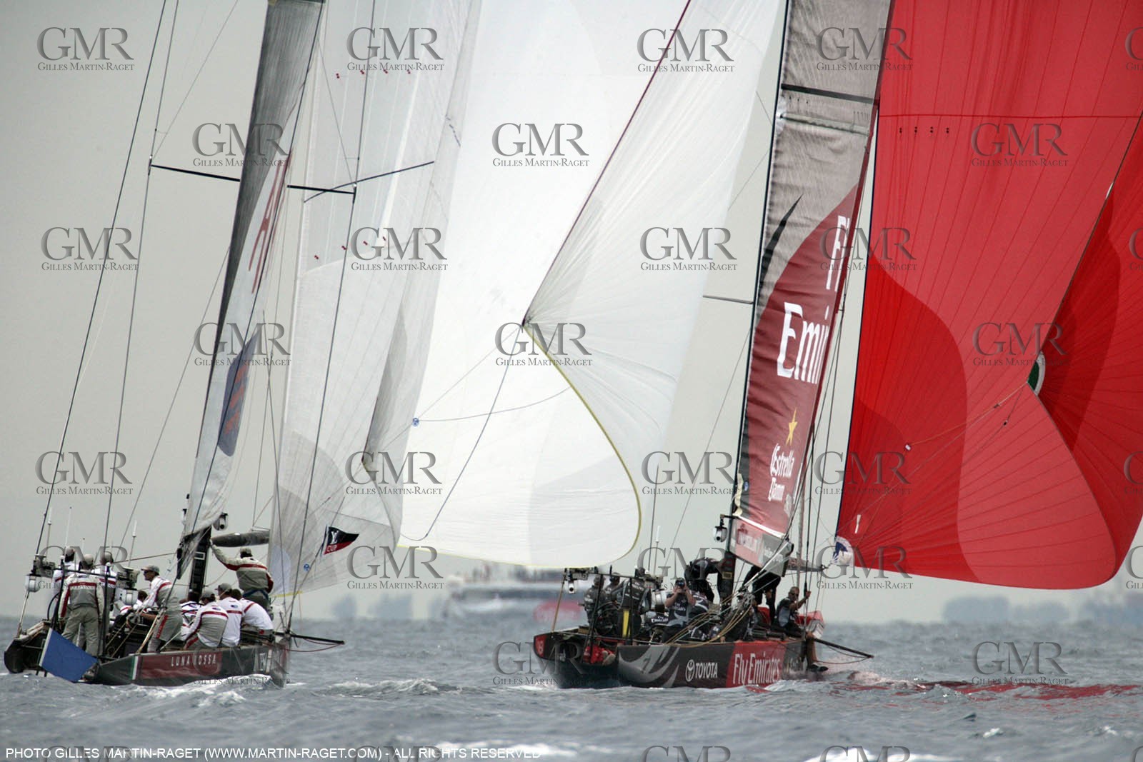 06 06 2007-Valencia (Spain)- 32nd America's Cup - Louis Vuitton Cup Final - Day 4