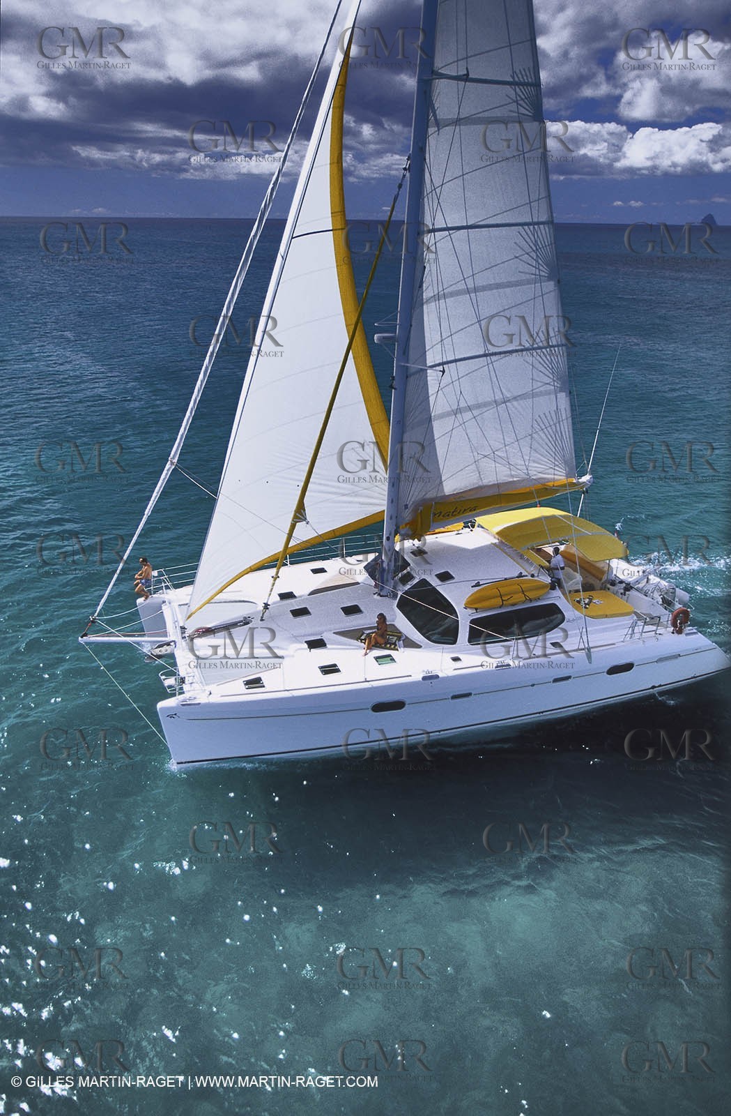 Cruising multihull sailing