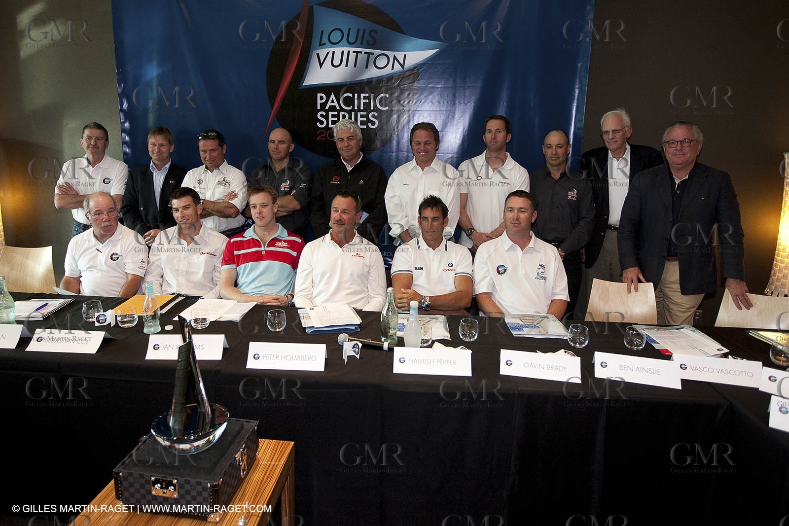 27 01 2009 - Auckland (NZL) -  Louis Vuitton Pacific Series - Draw for pairings