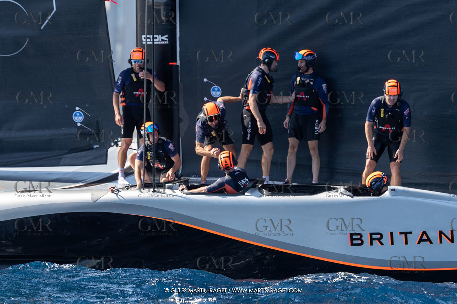 04 10 2024, Barcelona (ESP), 37th America's Cup, Louis Vuitton Cup Final, Race Day 7