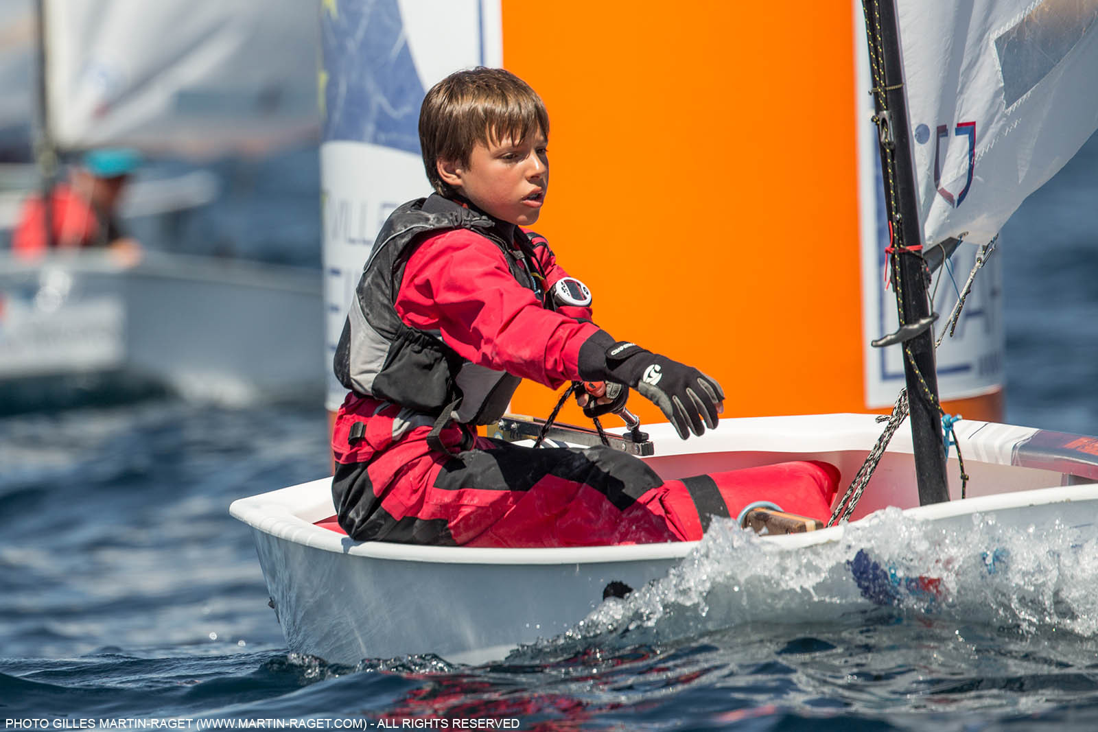 14 04 2016, Marseille (FRA,13), SNIM Dériveurs, Coupe Internationale de Printemps Optimist, Day 4