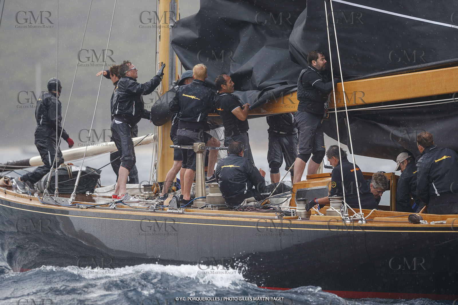 19 06 2024, Porquerolles Island (FRA), Championnat du monde des 12 m JI 2024, Race Day 1