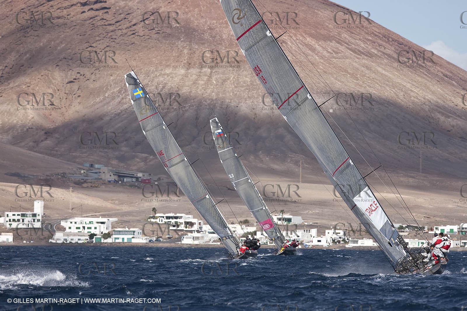 09 12 2008 - Puerto Calero (Lanzarote, Islas Canarias, ESP)  - RC 44 World Championsship - RC 44 Puerto Calero Gold Cup - Training