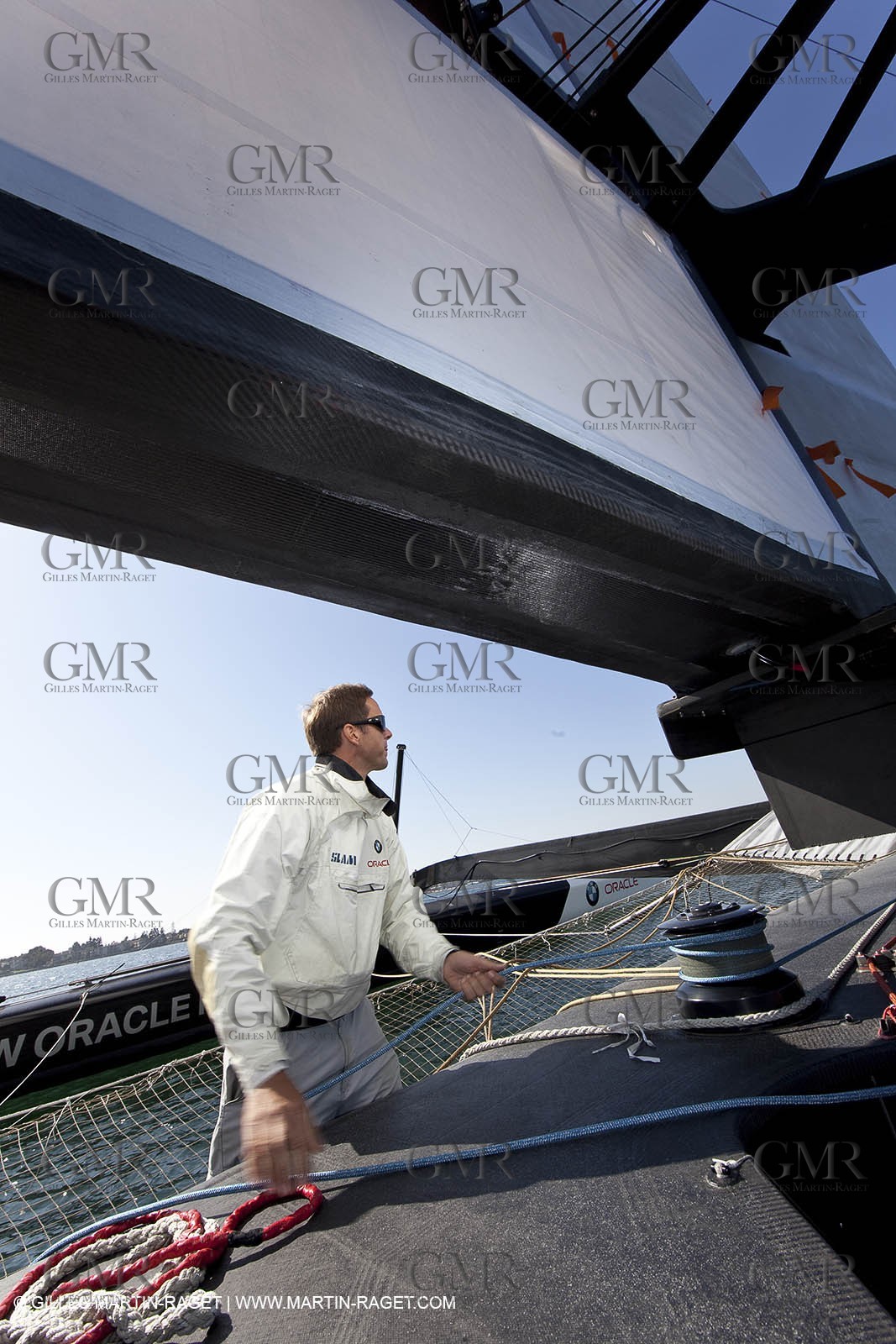 19 11 2009 - San Diego (USA, CA) - 33rd America's Cup - BMW ORACLE Racing - Wing trials, Day 6