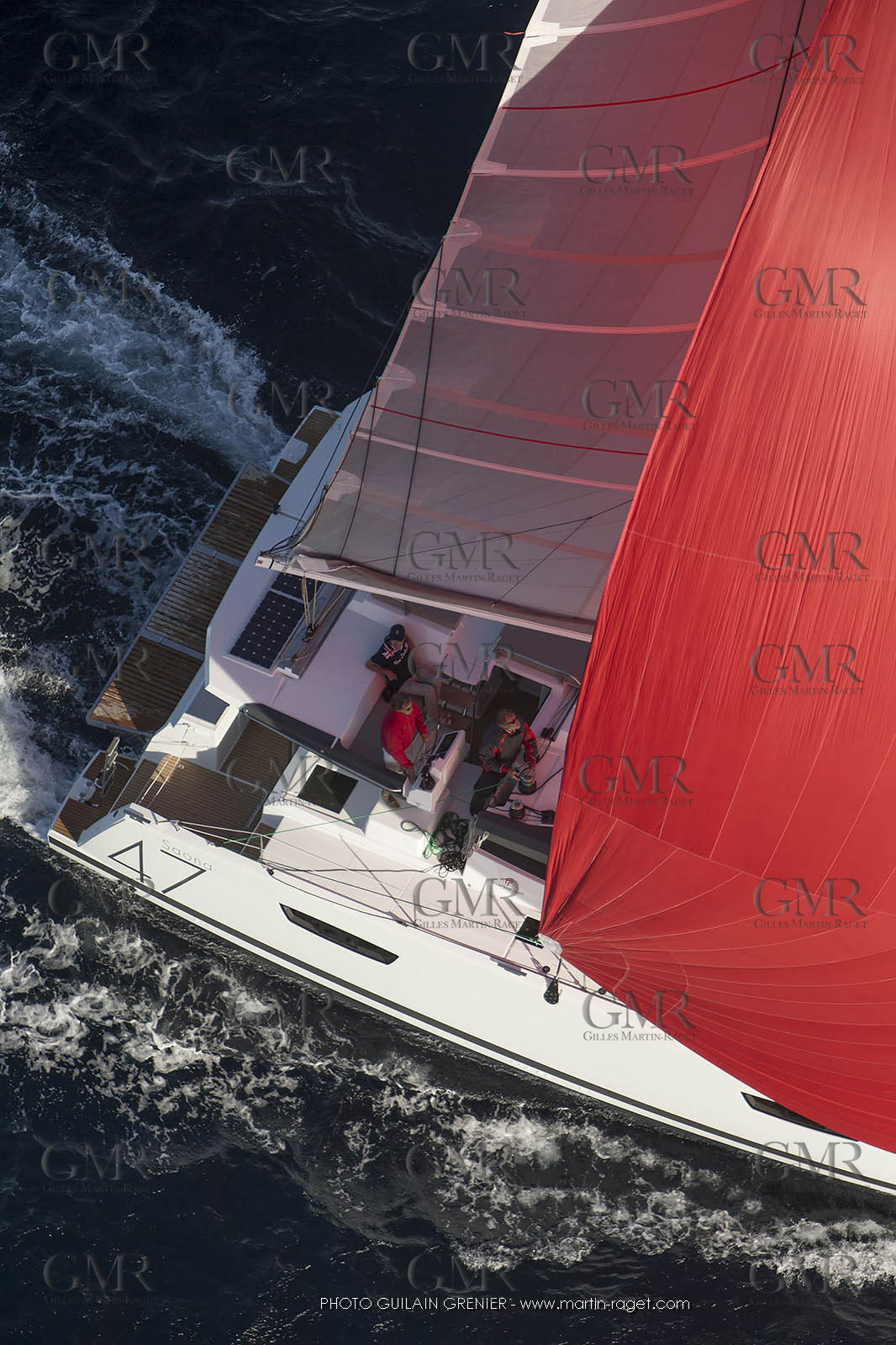 Saona 47 - Fountaine Pajot - shooting helico - 7 6 2017 - Photo Guilain Grenier