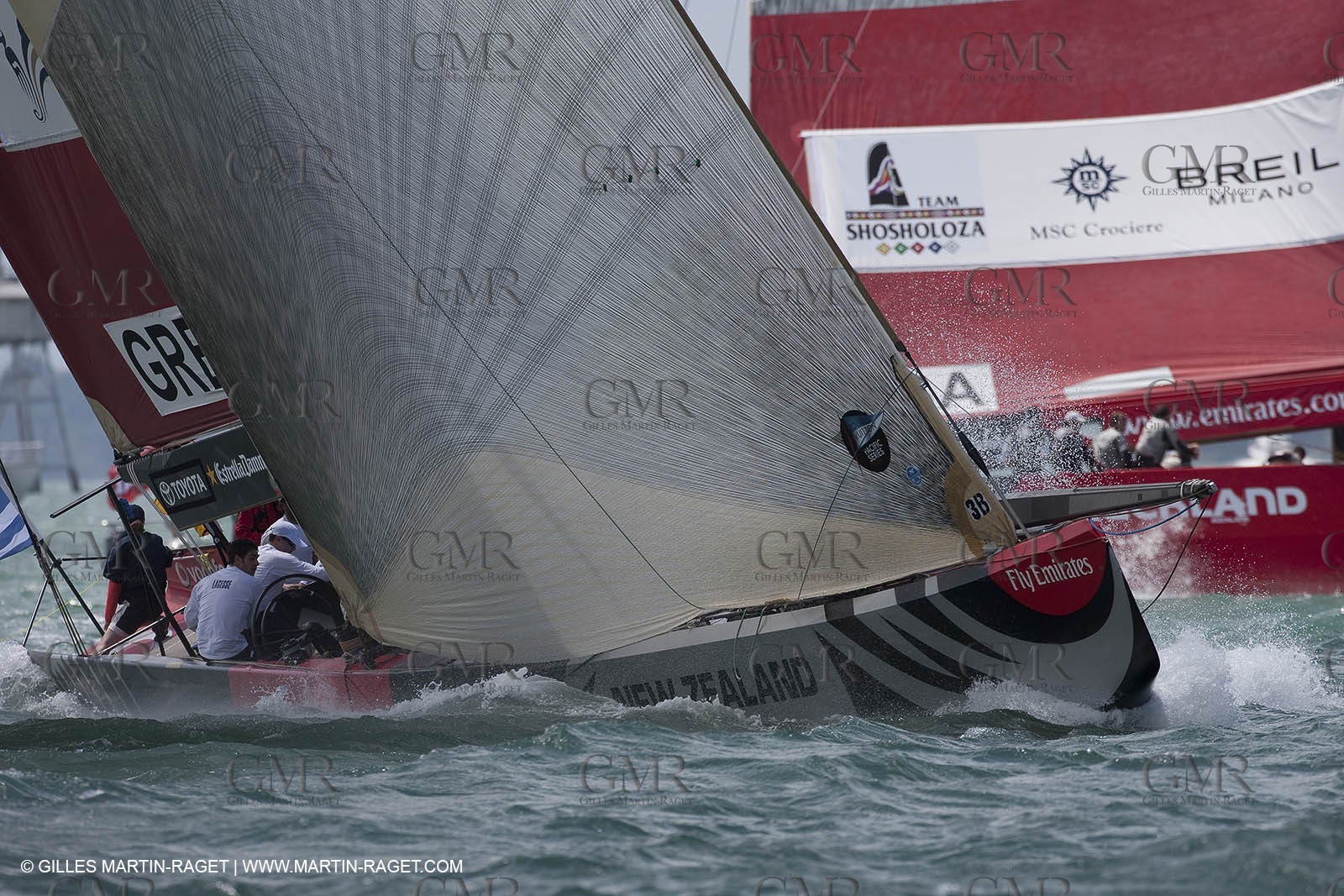 31 01 2009 - Auckland (NZL) -  Louis Vuitton Pacific Series -  Racing Day 2