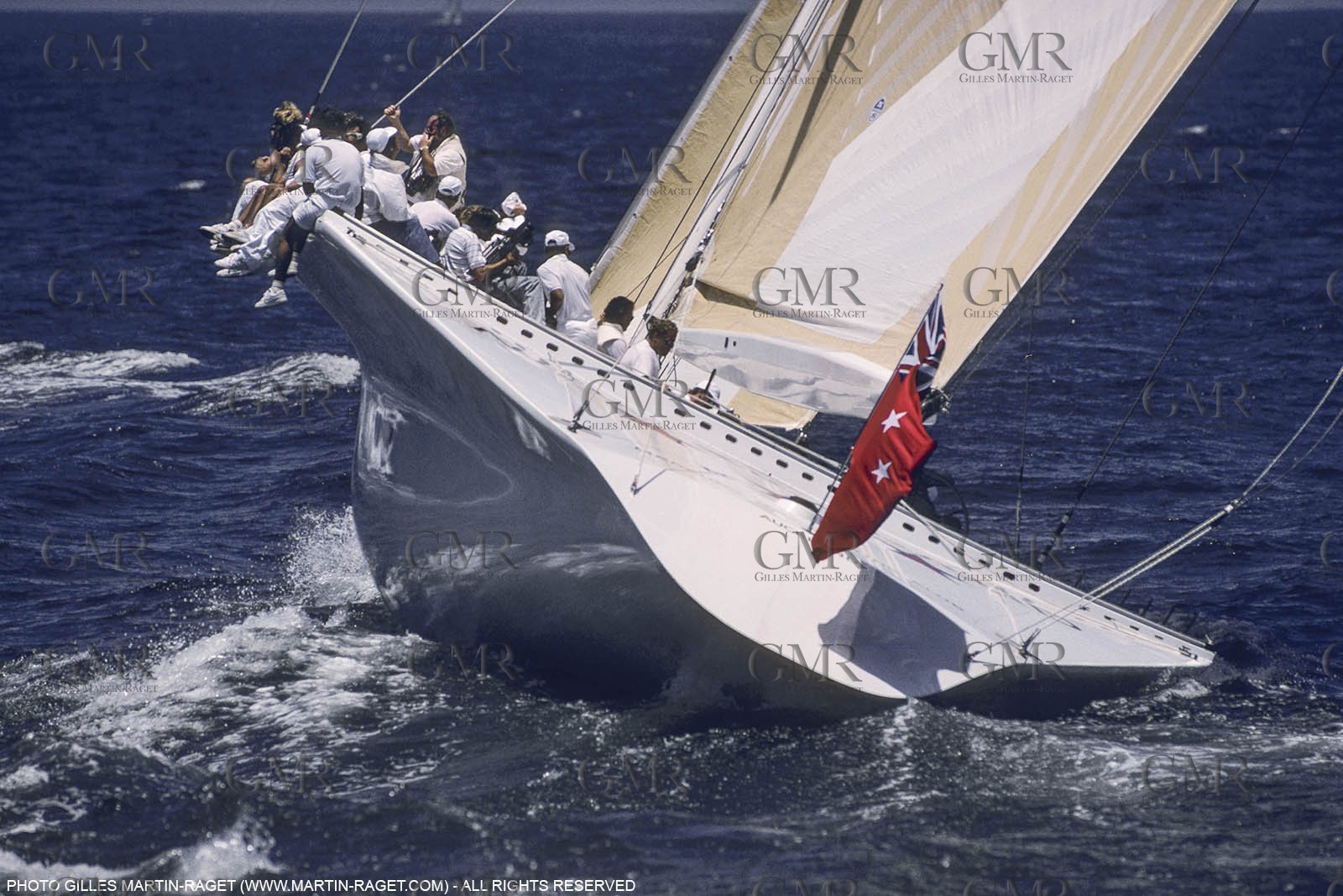 Sailing, Yacht Racing, America's Cup XXVII, San Diego (USA,CA) 1988, Stars & Stripes Vs New Zealand