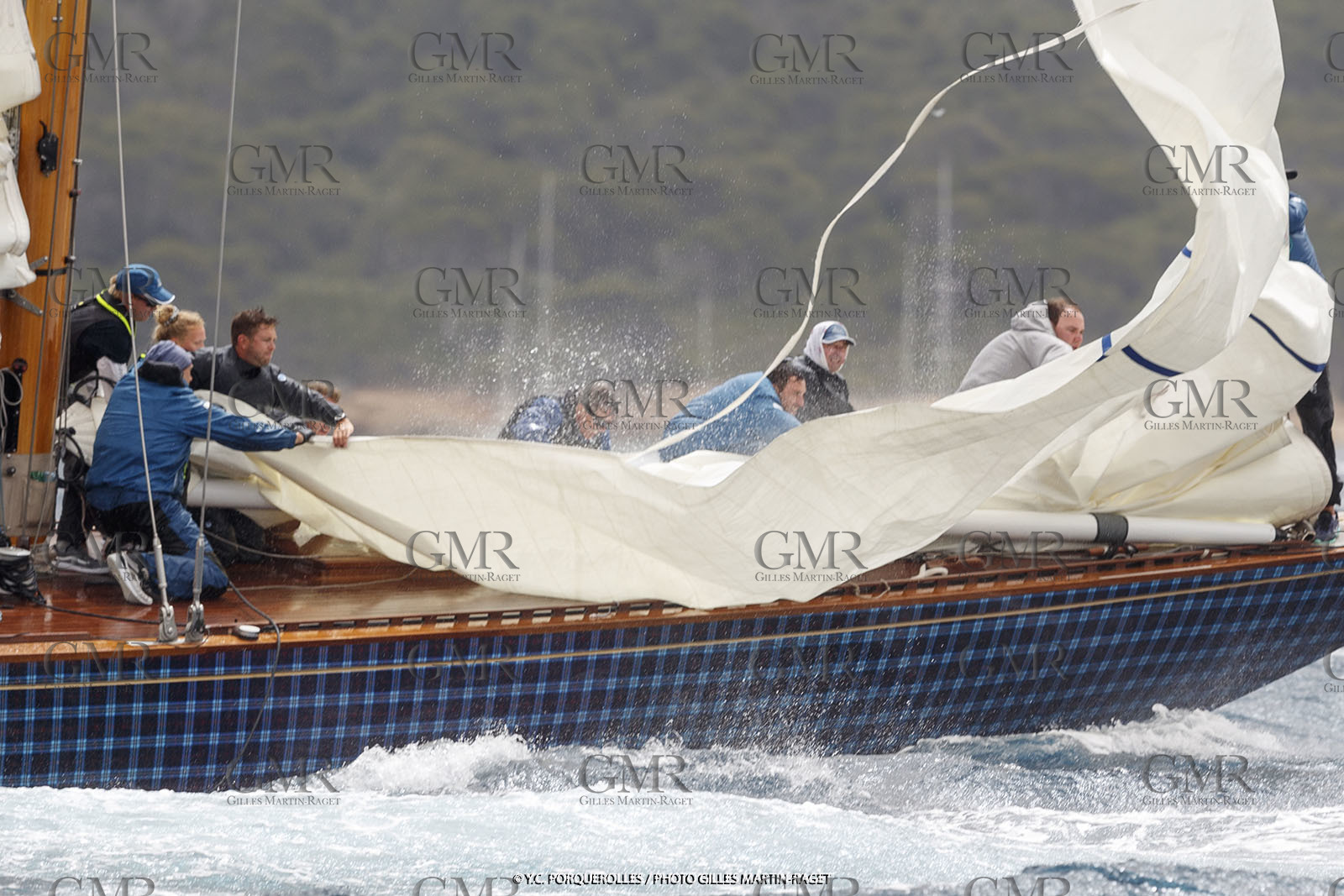 19 06 2024, Porquerolles Island (FRA), Championnat du monde des 12 m JI 2024, Race Day 1