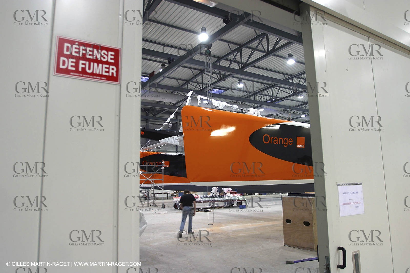 Vannes - Chantier Multiplast - sortie de chantier Orange II