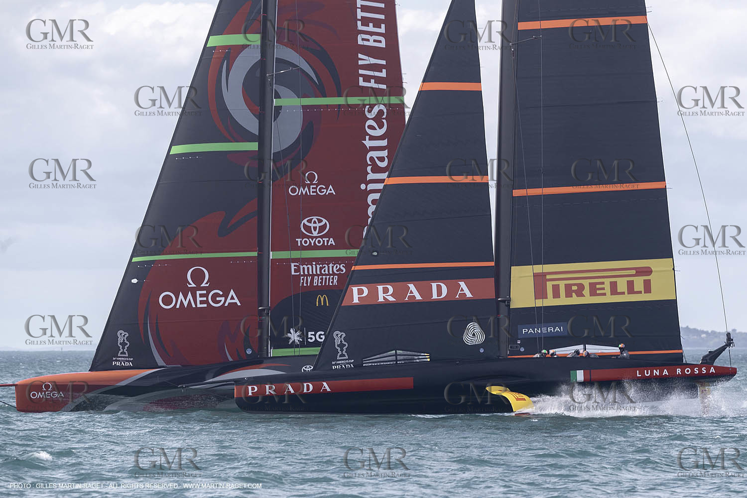 08 12 2020 - Auckland (NZL) - 36th America's Cup - Practice Sessions - Day 1