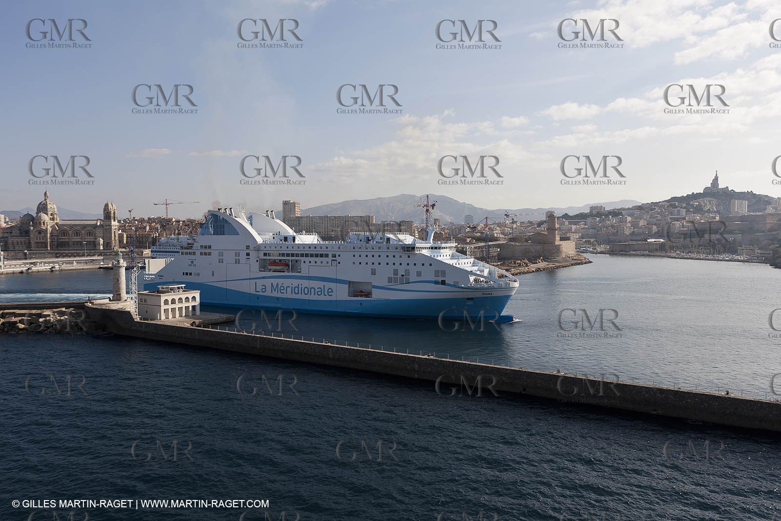 14 01 2012 - Marseille (FRA,13) - La Meridionale shipping company - the Piana off Marseille and the Calanques