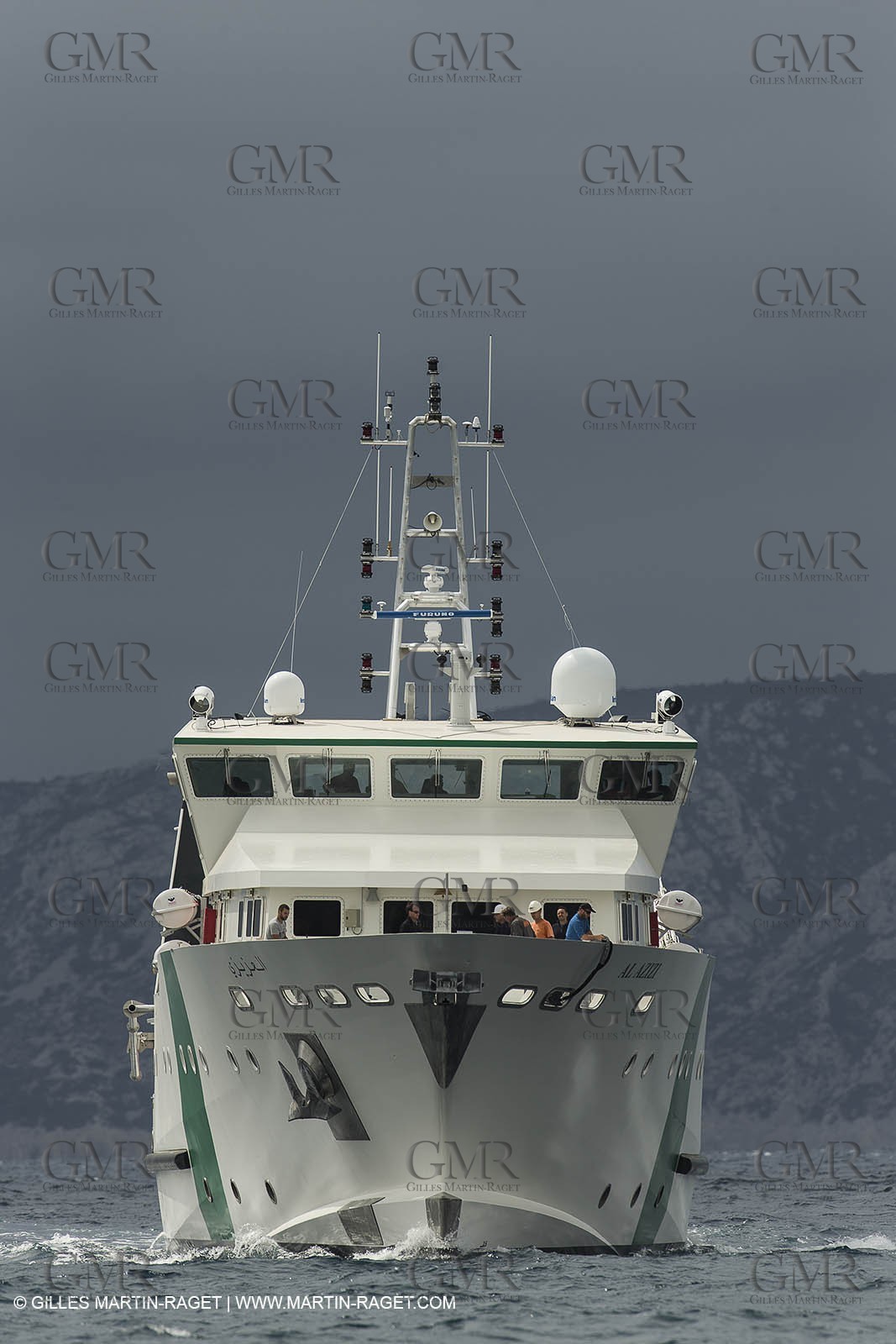 Al Azizi first sea trial - H2X boatyard - Oceanographjic research ship - La Ciotat (FRA,13) - 26 05 2014
