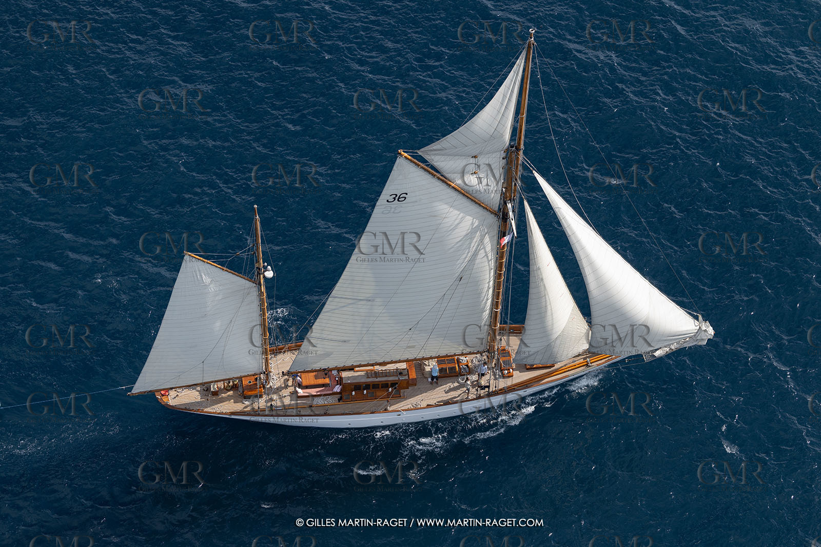 04 10 2025, Saint-Tropez (FRA), Les VoIles de Saint-Tropez 2025, Race Day 6