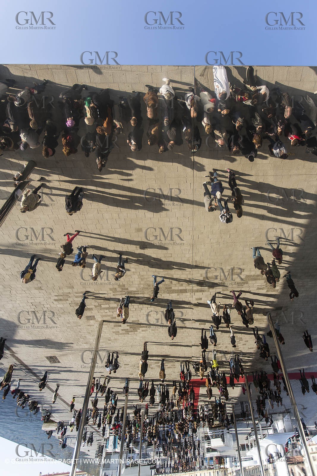 02 02 2013,  Marseille, FRA, 13, Inauguration de l'ombrière et du Vieux Port semi-piétonnier