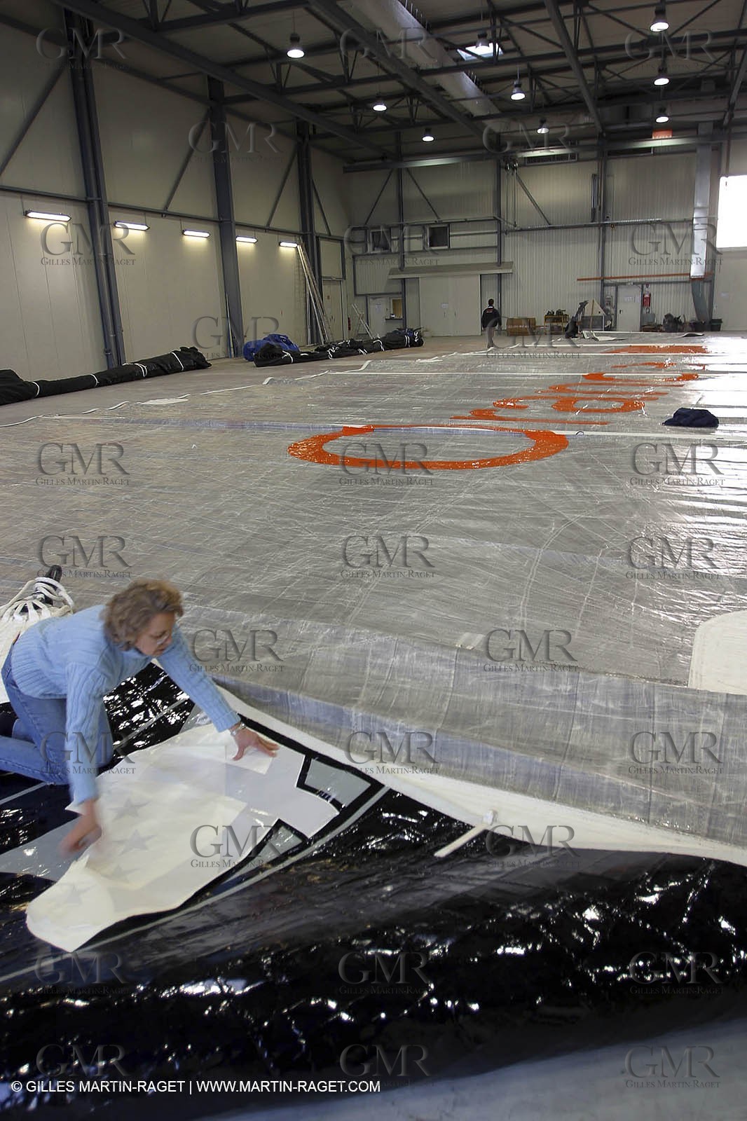 Vannes - Multiplast Boatyard - Orange II Orange II sails