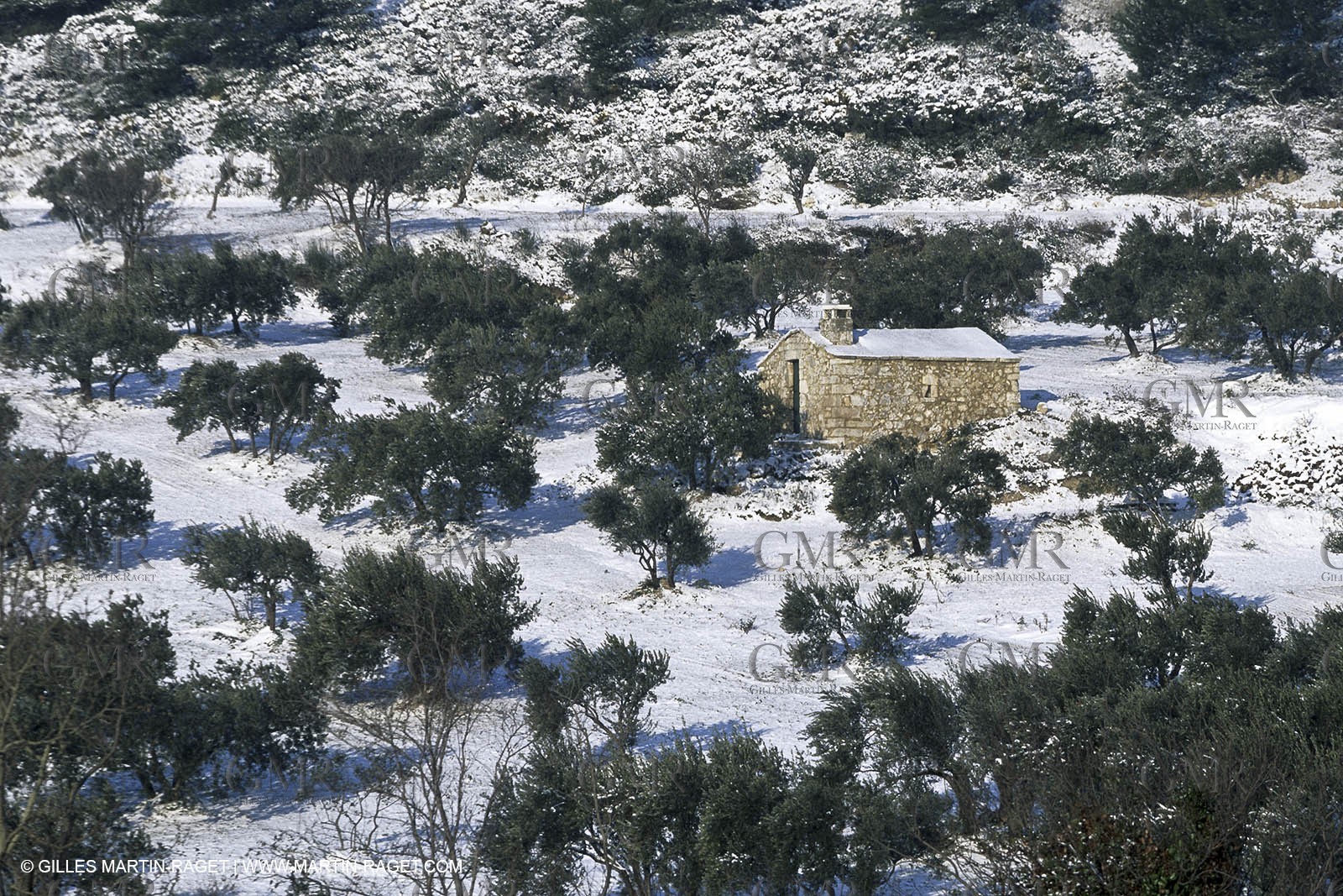 Provence under snow - Baux ed Provence