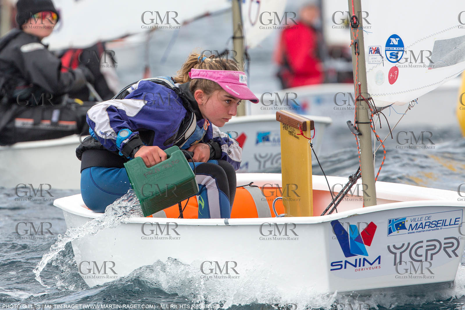 15 04 2016, Marseille (FRA,13), SNIM Dériveurs, Coupe Internationale de Printemps Optimist, Final Day