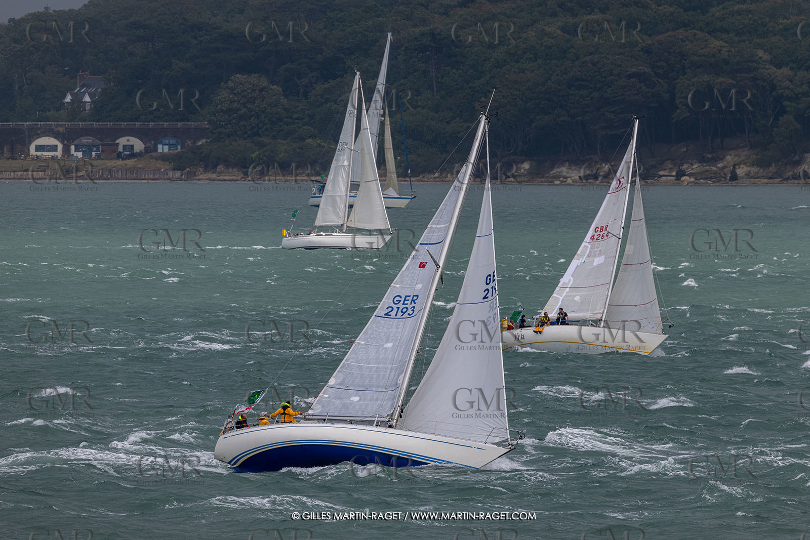 26 07 2025, Cowes (UK, IOW), Admiral's Cup 2025, Rolex Fastnet Race start,