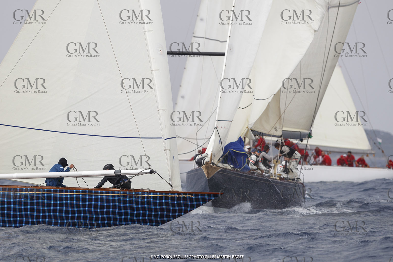 19 06 2024, Porquerolles Island (FRA), Championnat du monde des 12 m JI 2024, Race Day 1