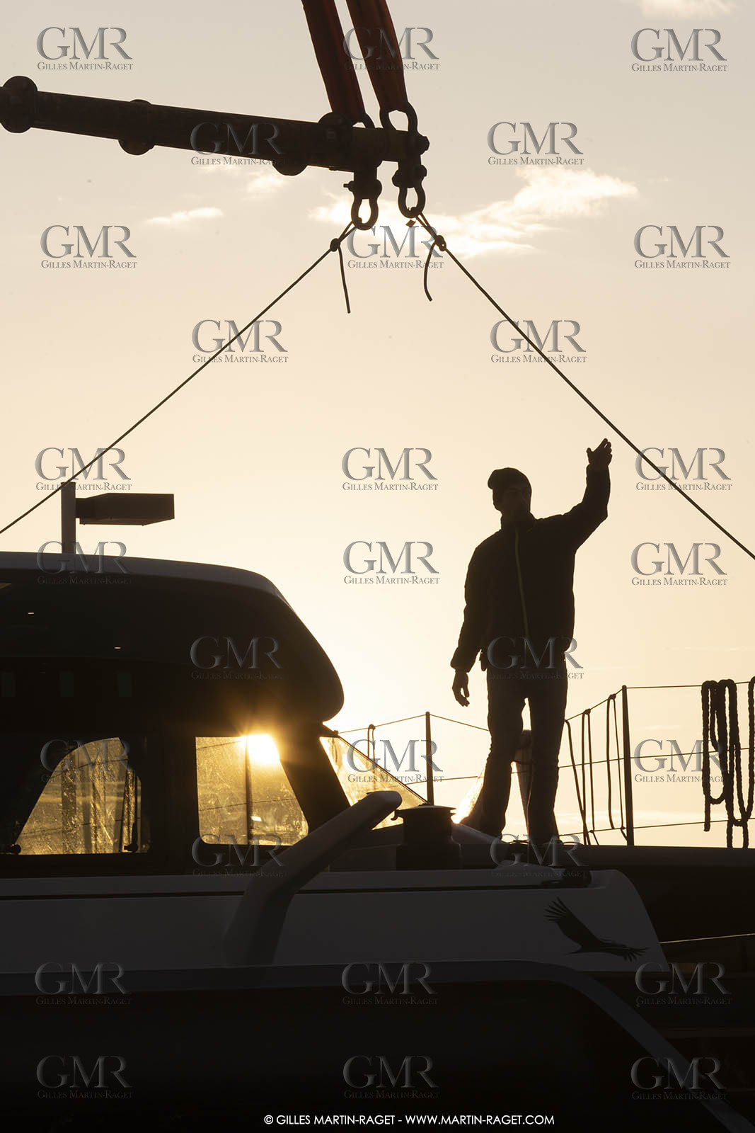 17 01 2018, La Grande Motte (FRA), Gunboat 68  1 launch