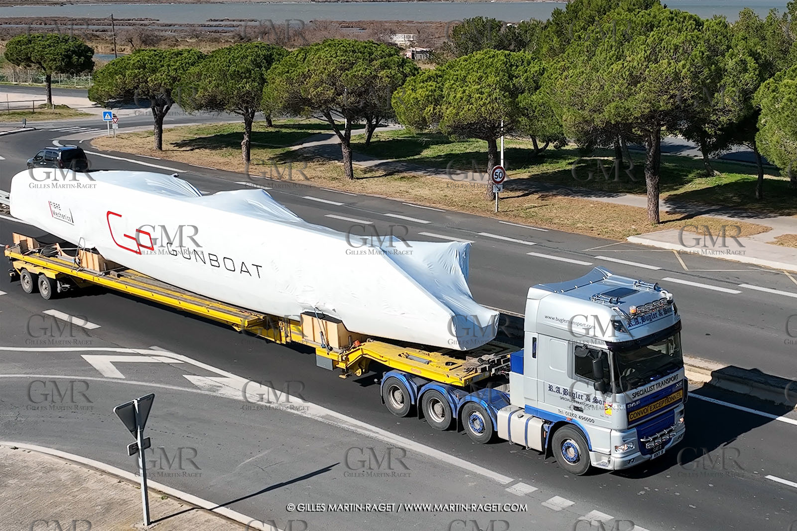 15 02 2022, La Grande Motte (FRA), Gunboat 80  1 hulls delivery