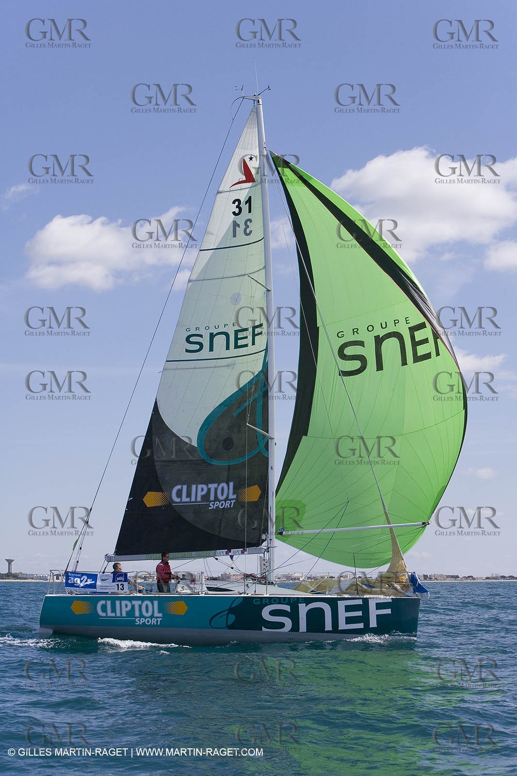 27 03 08- La Grande Motte- (FRA,34) Transat AG2R 2008- Jean-Paul Mouren- Laurent Pellecuer