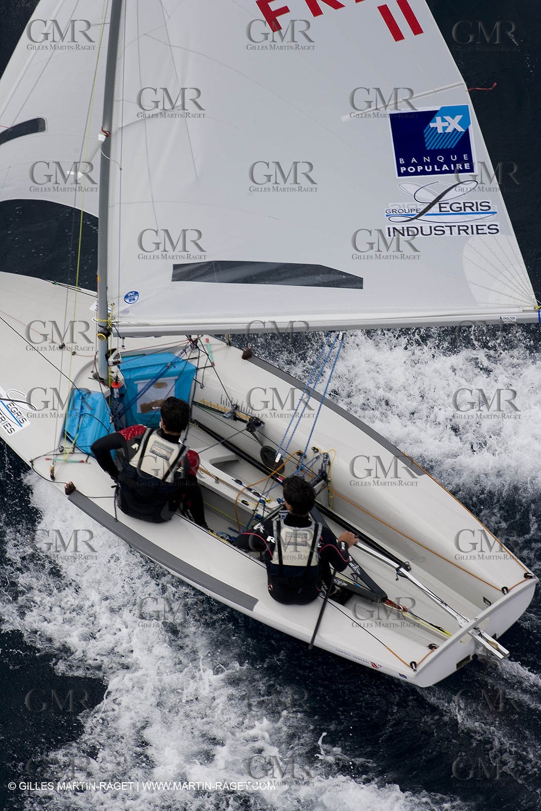 26 04 2007 - Semaine Olympique Française 2007 - Hyères - Jour 5 - Team France - 470 Homme - Bonnaud-Bonnaud