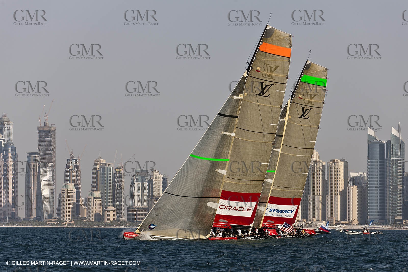 16 11 2010 - Dubai (UAE) - Dubai Louis Vuitton Trophy -  BMW ORACLE Racing Vs Synergy