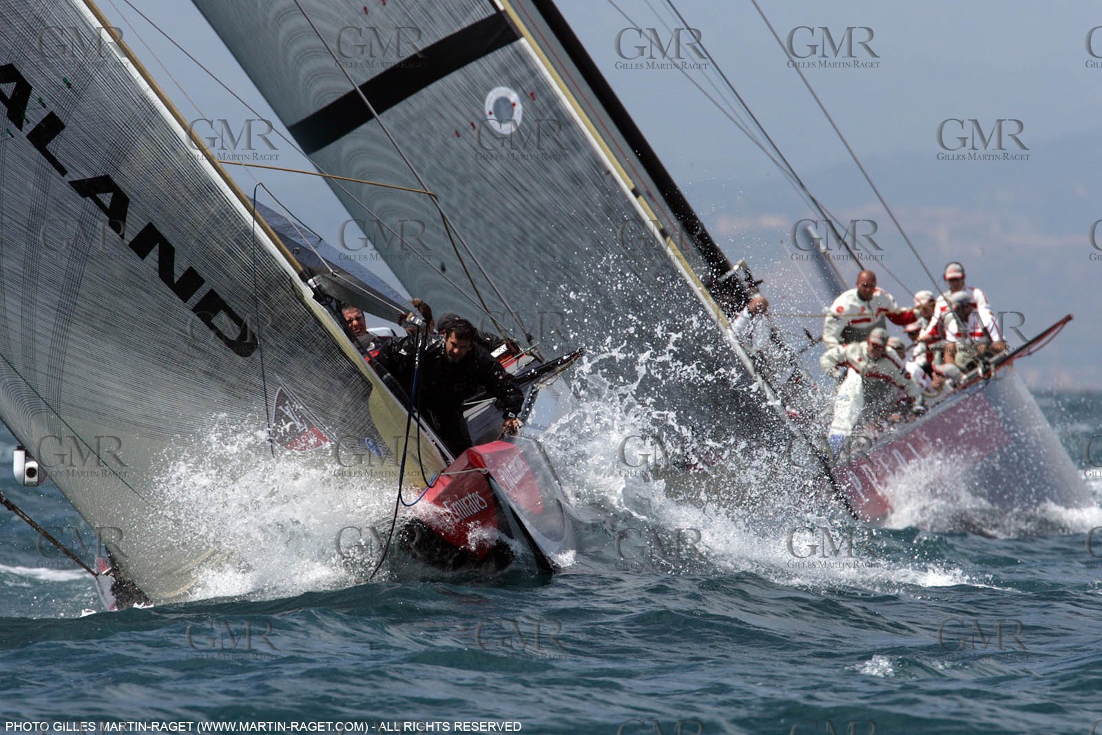 01 06 2007-Valencia (Spain)- 32nd America's Cup - Louis Vuitton Cup Final - Day 1