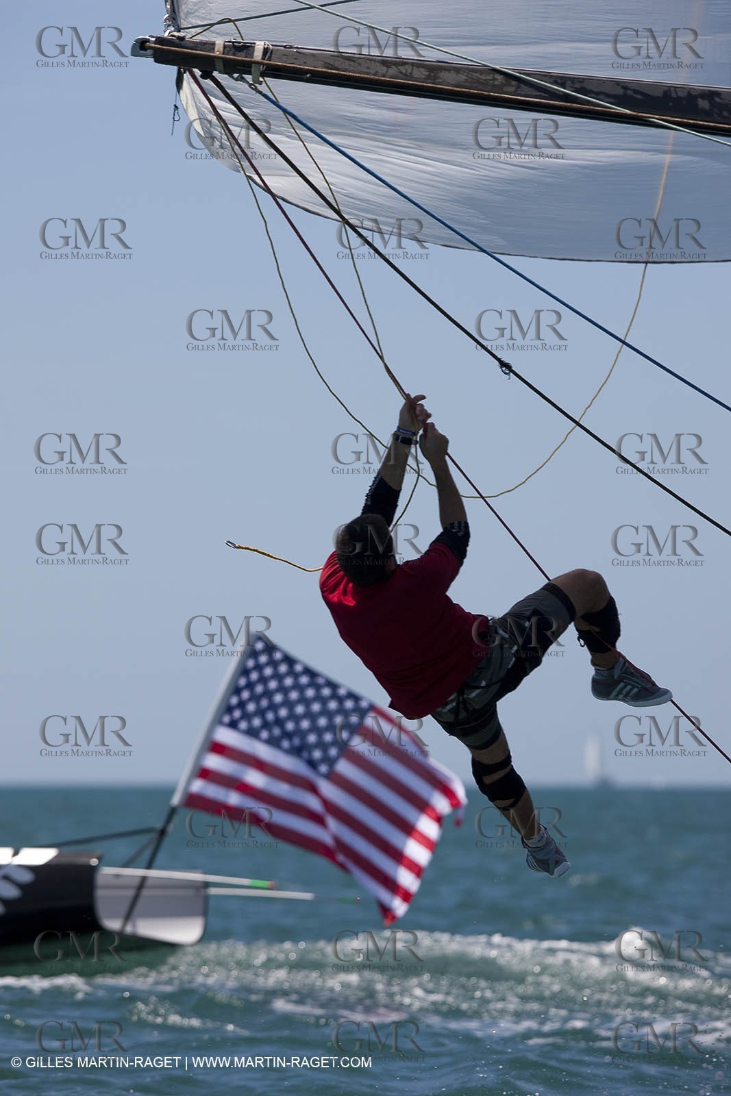 26 01 2009 - Auckland (NZL) - Louis Vuitton Pacific Series - BMW ORACLE Racing - Training